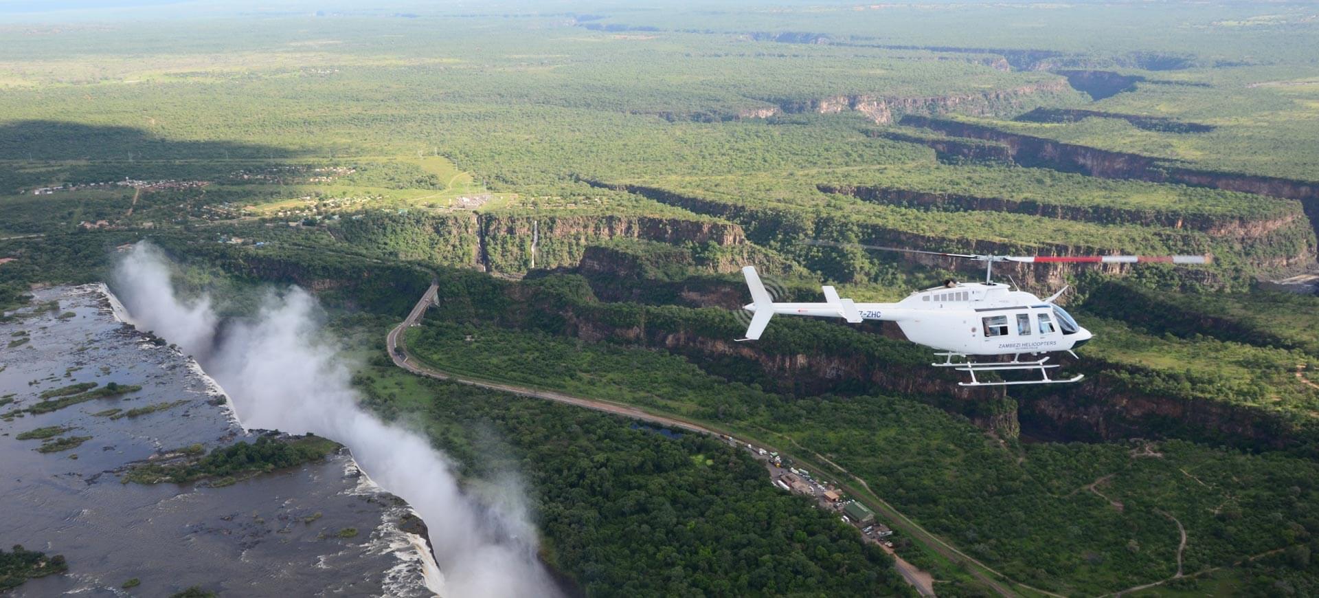 Helicopter-Victoria-Falls
